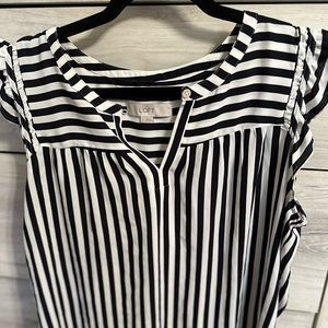 LOFT striped blouse